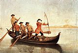 Duck Hunters on the Lagoon by Pietro Longhi
